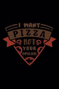 I Want Pizza not your opinion