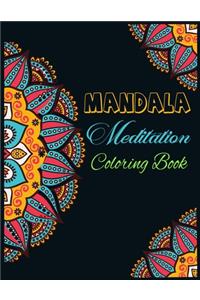 Mandala Meditation Coloring Book