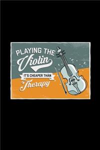 Playing the violin