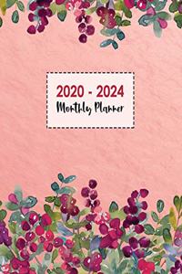 2020-2024 Monthly Planner