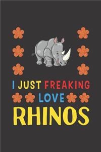 I Just Freaking Love Rhinos