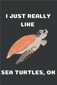 I Just Really Like Sea Turtle Ok