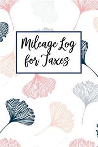 Mileage Log for Taxes
