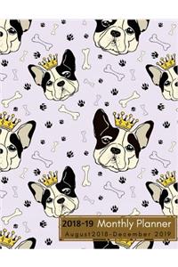 August 2018 - December 2019, 2018-19 Monthly Planner