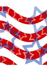 American Flag Design School Composition Book Stars And Stripes 130 Pages