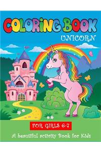 Unicorn Coloring Books for Girls 6-7