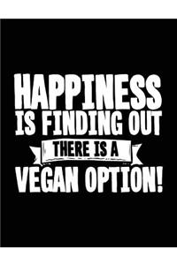 Happiness Is Finding Out There Is A Vegan Option!