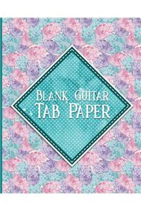 Blank Guitar Tab Paper