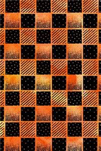 Journal Notebook Squares and Dots Pattern 2