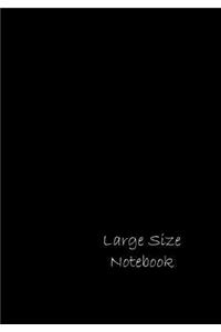 Large Size Notebook