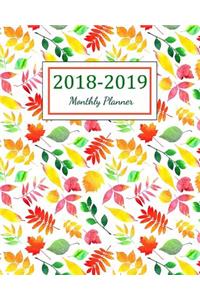 2018 - 2019 Monthly Planner