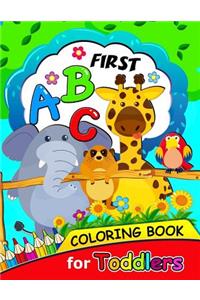 First ABC Coloring book for Toddlers