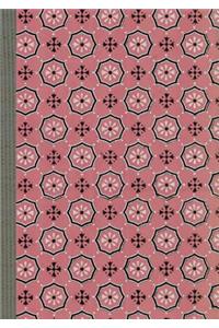 Carnet Blanc, Motif Fleurettes, Papier Peint 18e