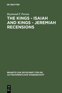 Kings - Isaiah and Kings - Jeremiah Recensions
