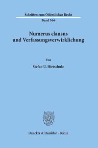 Numerus Clausus Und Verfassungsverwirklichung