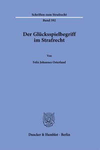 Der Glucksspielbegriff Im Strafrecht