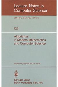 Algorithms in Modern Mathematics and Computer Science