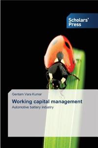 Working capital management