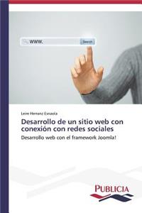 Desarrollo de un sitio web con conexión con redes sociales