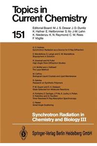 Synchrotron Radiation in Chemistry and Biology III