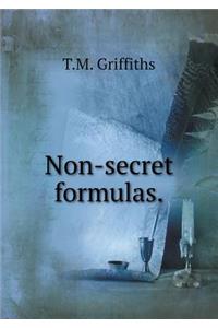 Non-Secret Formulas