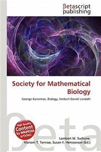 Society for Mathematical Biology