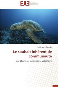 Le Souhait Inh�rent de Communaut�