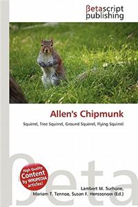 Allen's Chipmunk