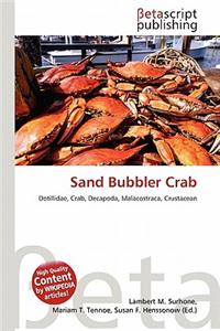 Sand Bubbler Crab