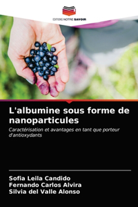 L'albumine sous forme de nanoparticules