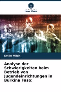 Analyse der Schwierigkeiten beim Betrieb von Jugendeinrichtungen in Burkina Faso