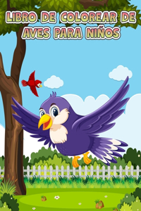 Libro para colorear de pájaros para niños
