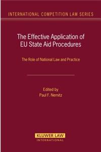 The Effective Application of EU State Aid Procedures