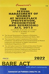 Commercial's The Sexual Harassment of Women At Workplace (Prevention, Prohibition And Redressal) Act, 2013 - 2022/edition