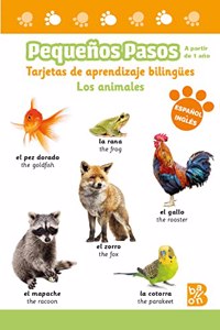 PEQUENOS PASOS -TARJETAS DE APRENDIZAJE BILINGUES - LOS ANIMALES