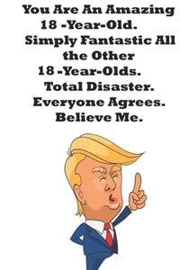 You Are An Amazing 18-Year-Old Simply Fantastic All the Other 18-Year-Olds. Total Disaster. Everyone Agrees. Believe Me.