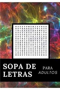 Sopa de Letras Para Adultos
