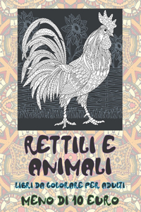 Libri da colorare per adulti - Meno di 10 euro - Rettili e Animali