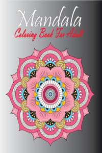 Mandala Coloring Book For Adult