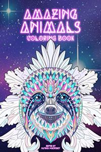 Amazing Animals Coloring Book