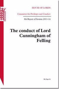 The conduct of Lord Cunningham of Felling