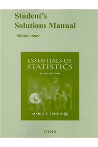 Student's Solutions Manual Essentials of Statistics