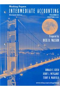 Intermediate Accounting, Chapters 15-24, Working Papers