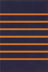 KJV, Gift Bible, Imitation Leather, Navy/Orange, Red Letter Edition: King James Version, Navy/Orange, Leathersoft, Gift