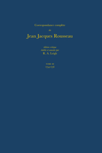 Correspondance complète de Rousseau III