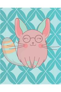 Nerdy Chinchilla Lined Notebook