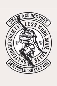 Skateboarding Notebook