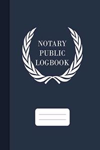 Notary Public Logbook