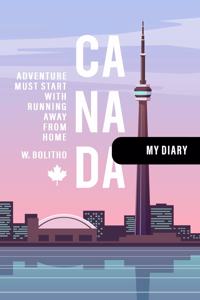 Canada: Travel Diary Journal to Write in - Farewell, Welcome or Emigrating Gift Book for Students, Aupair, Colleagues - Notebook for the Semester Year Abroa