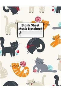 Blank Sheet Music Notebook